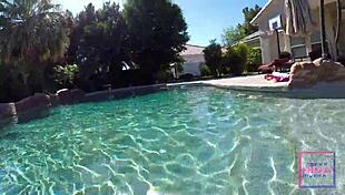 Nina Rivera Eats Sully Savage's Pussy Underwater in Pool