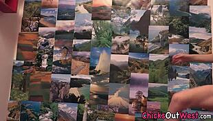 thin australian woman rubs her pussy and uses toys for pleasure