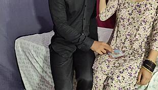 Desi bhabhi is fucking her husband in the bedroom, and he cums inside her pussy 😍