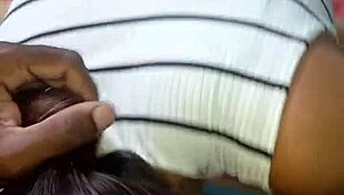 In California, a sexy wife cheats with her lover's big black cock while her cuckold husband watches.