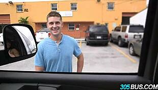 Juicy latina ass fucked on the 305 bus in public humiliation