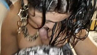 oral performance with the stunning actress sarah rosa