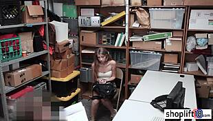 petite brunette teen 18+ busted and fucked by a bad cop