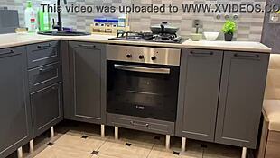 Russian couple engages in hardcore sex with big ass