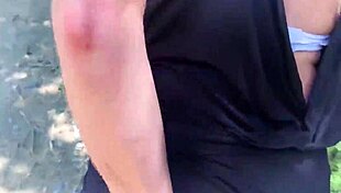 passing cars honk as i fuck her ass on the road