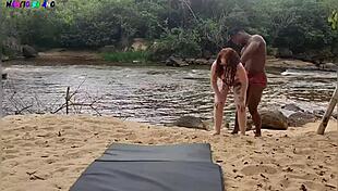 took girlfriend to stream, bath turns wild when she breaks cabin