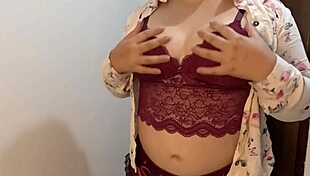 My BBW Stepmom Soraya Strips Naked For My Friend's Camera!