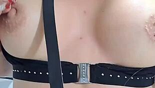 cute busty blonde milf with big ass enjoys hot bondage sex