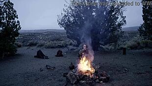 Fantasy Baremaidens Masturbate Outdoors in Cosplay Costumes at the Campfire