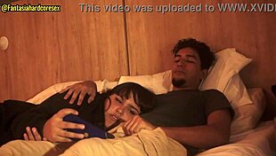 mi hermanastra se atraganta con mi pene despues de ver una pelicula parte 1, deepthroat and facial.