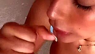 fucking in the mountain outdoor real couple with big ass and wet pussy