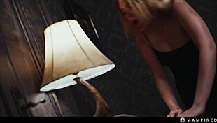 Cute Blonde Ashby Mesmerized Into Intense Lesbian Sex Slave By Brunette Vampire