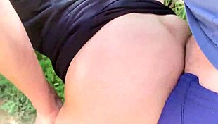 passing cars honk as i fuck her ass on the road