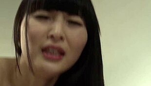 asian virgin teen gets her first deep creampie from older guy's tiny dick in jav porn