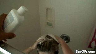 Tyla wynn horny cougar gets pussy banged in the shower!