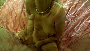 18 Blonde Beauty Teen 18+ Suggestively Sucking Big Cock in Fishnets