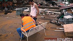 i love getting anal outdoor with big tits redhead milf threesome