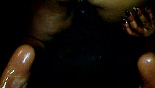 big booty babe does anal play solo, showing off her soles