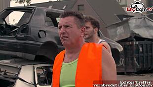 i love getting anal outdoor with big tits redhead milf threesome