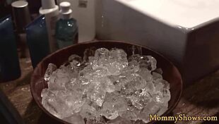 amazing stepmom interacts with cute teen in group setting