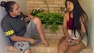 While Playing on My Phone, Lover Visits for Passionate Encounter