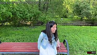 My FRIEND CONTROLS my ORGASMS in PUBLIC with a TOY