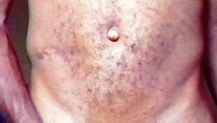 lonely african man caresses his cock and ass after naked dance