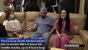 dr tampa conducts tampa university entrance physical on blaire celeste 😏