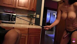 Two Lesbian Mermaids Kissing On Bed, Then Fucking In Room