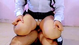 Mexican teen surprised by masked man fucking her with disgusting cock in her room!