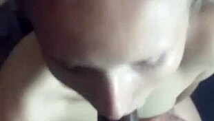 lena starr experiences cum landing in her eye during intense facial