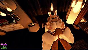 Fucking Candy in her sexy cosplay bunny outfit