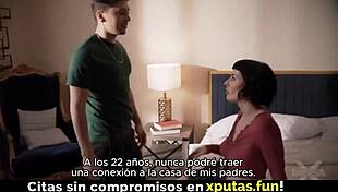 Passionate Brunette In Stockings Enjoys Fucking Spanish Sub 😍