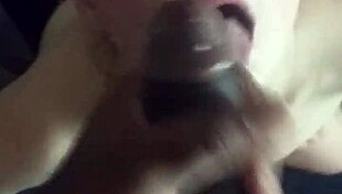 lena starr experiences cum landing in her eye during intense facial