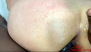 milf caliente gets her ass fucked by two big black cocks