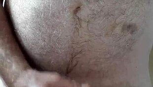 Rustyas1 - Happy Hairy Big Belly Me Masturbating My Small Cock