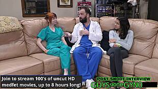 the cum clinic extraction 10 - doctor tampa gets treated by female doctor & nurse 😈