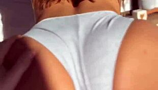 Morning bliss latina hotties say good morning in reverse cowgirl.