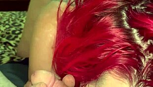 Hooker gets paid to suck cock until her customer cums in her whore mouth!