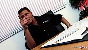 Blonde Secretary with Monster Tits Gets Rough Office Fuck from Boss on Desk