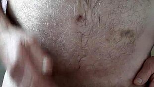 Rustyas1 - Happy Hairy Big Belly Me Masturbating My Small Cock