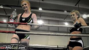 European Lesbian Babes Engage in Passionate Wrestling and Catfight in Panties