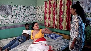 indian bhabhi threesome sex with her stepsister and her husband ffm