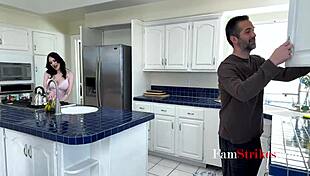 IN THIS FORBIDDEN TALE, A DIRTY LITTLE 18+ YEAR OLD INDULGES IN TREATS WITH HER STEP FAMILY IN A WILD THREESOME.