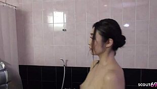 Full uncensored JAV creampie massage sex with soap in Japan 😏
