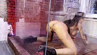 Rock Star Monika Fox Showers With Toys