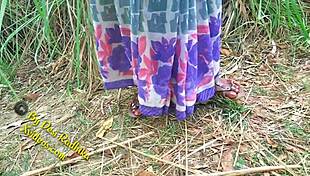 Indian couple enjoys outdoor nature adventure