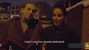 Intense POV fucking caught on sofa