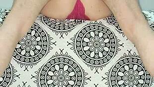 Look at this MILF in red lingerie!