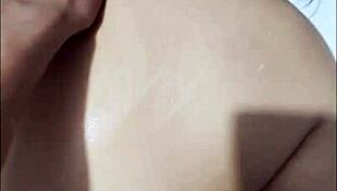 in the office, the young latina receives a perverted massage leading to orgasm